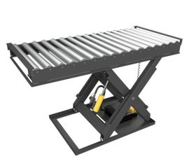 Столы подъемные стационарные с рольгангом