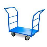 Тележка платформенная TOR ТП-Д (750х1400) с двумя 
ручками (без колес)