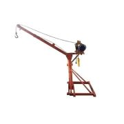 Мини-кран строительный TOR KM 500 кг 60 м с поворотной стрелой и электролебедкой (380В)