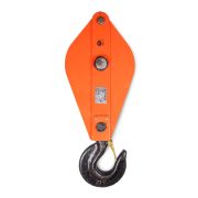 Блок монтажный однорольный с  крюком TOR H K1 2т с откидной щекой (G)