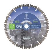 Сегментный алмазный круг 230 мм DIAM ЖЕЛЕЗОБЕТОН STD 000710